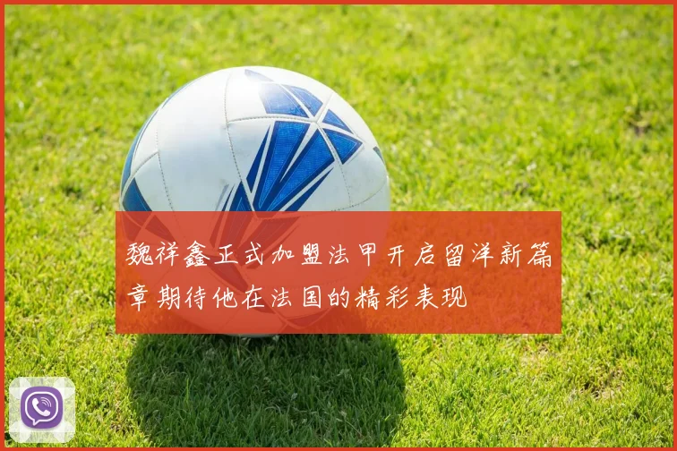 魏祥鑫正式加盟法甲开启留洋新篇章期待他在法国的精彩表现